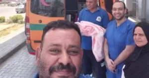 ولادة طارئة داخل سيارة إسعاف بالإسماعيلية