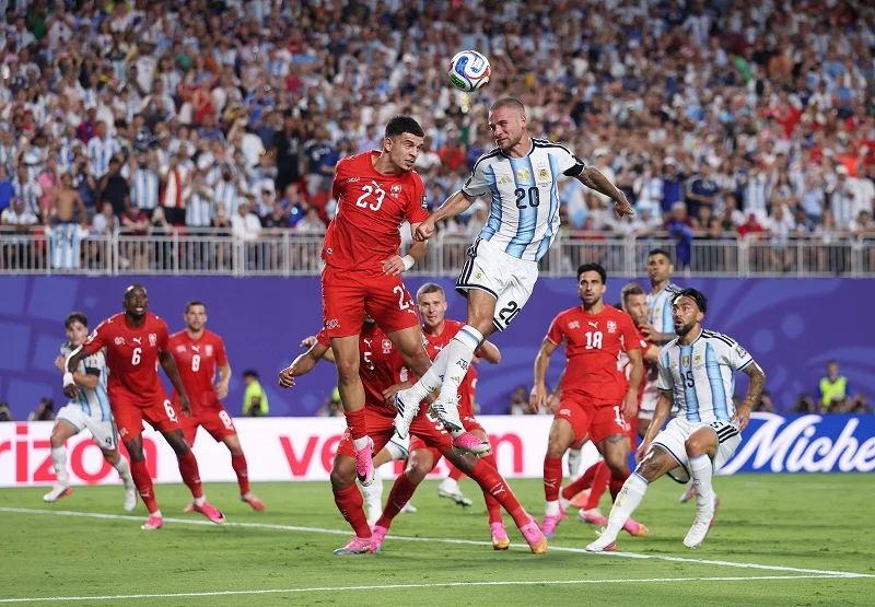 تعادل الأرجنتين وسويسرا في ربع نهائي كأس العالم 2026