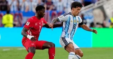 التعادل الإيجابي يحسم مباراة الأرجنتين وسويسرا