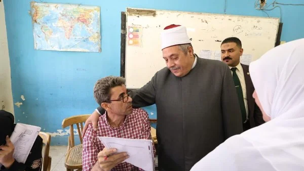 التفقد الأول لأعمال تصحيح الشهادة الثانوية الأزهرية