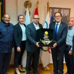 إدريس يستقبل وفد اتحاد اللجان الأولمبية الأفريقية