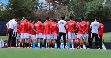 منتخب مصر يختتم تدريباته لمواجهة أستراليا في المونديال