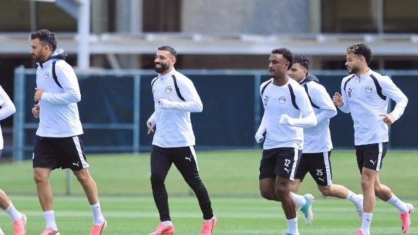 منتخب مصر يواصل تدريباته استعداداً لمواجهة أستراليا