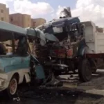 إصابة 9 أشخاص في تصادم ميكروباص وتريلا بالإسكندرية