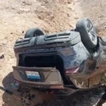 انقلاب سيارة ملاكي في البحيرة يسفر عن إصابة 6 أشخاص