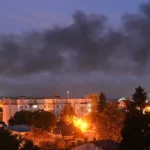 ضربة روسية تؤدي لانهيار جزئي لمبنى سكني في أوكرانيا