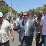تطوير شارع محمد رياض في بورسعيد