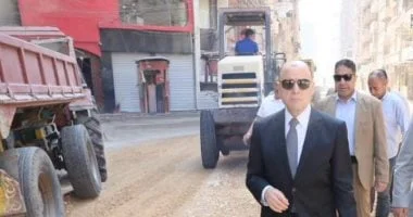 تطوير شارع الجلاء في المحلة الكبرى