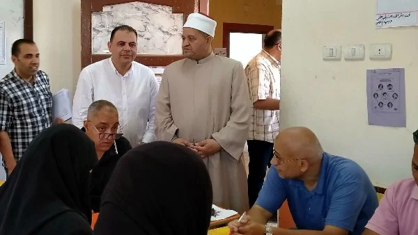 تفقد الشيخ مجدي أتى لمراكز تصحيح الشهادة الثانوية الأزهرية