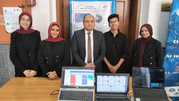 طلاب جامعة دمنهور يبتكرون نظاما ذكيا للتنبؤ بالأعطال
