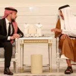 ولي العهد الأردني يعزي أمير قطر في وفاة الشيخ حمد بن خليفة