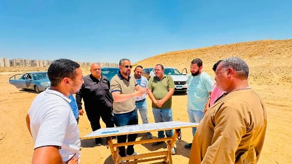 تفقد أعمال المرافق والطرق في بيت الوطن بالحي 24