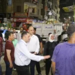 جولة مفاجئة لمحافظ دمياط لرفع الإشغالات