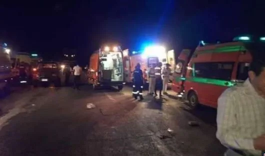حادث مميت في كوبري كلابشة بأسوان