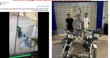 ضبط لصين سرقا دراجة نارية في الدقهلية