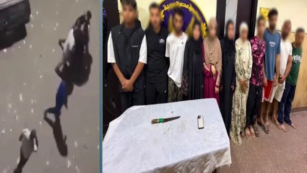 مشاجرة بالسلاح الأبيض في القليوبية