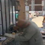 تفاصيل هدم سور أسفل كوبري المريوطية