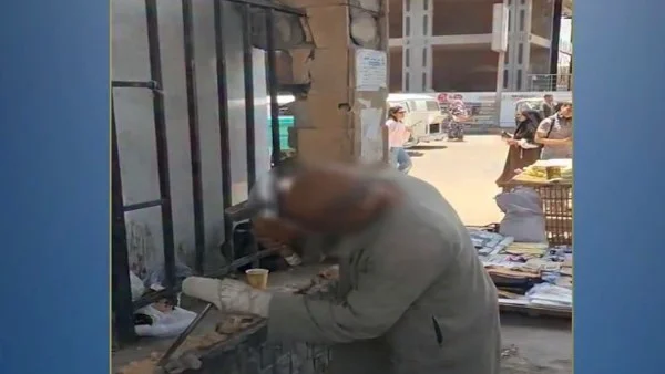 تفاصيل هدم سور أسفل كوبري المريوطية
