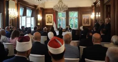 لقاء وزير الخارجية مع الجالية المصرية في فيينا