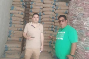 ضبط 7.5 طن أسمنت مجهول المصدر في كفر الشيخ