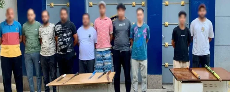 مشاجرة عنيفة في بني سويف ضبط خلالها 10 متهمين