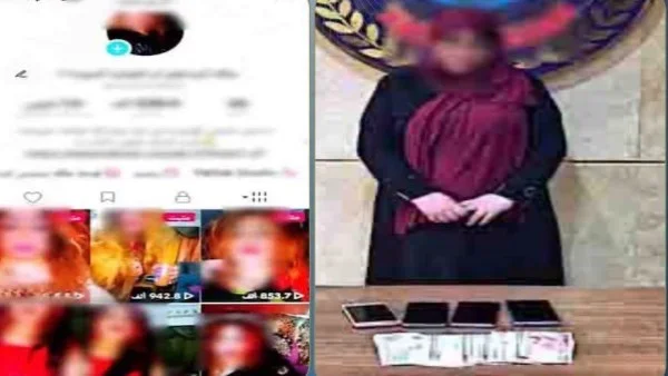 حبس صانعة محتوى بسبب فيديوهات خادشة بالجيزة