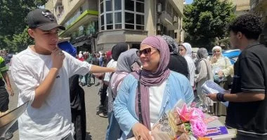 أجواء الفرح عقب انتهاء امتحانات الثانوية العامة