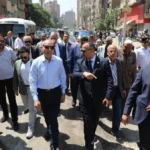 جولة مفاجئة لمحافظ القاهرة لإزالة إشغالات شارع أحمد زكى