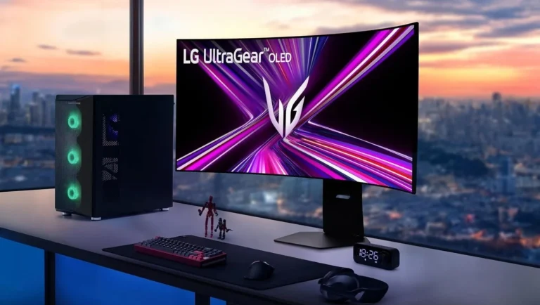 شاشة LG Ultragear المنحنية بحجم 45 بوصة في خصم كبير