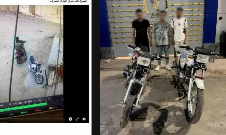سقوط عصابة سرقة الدراجات في الدقهلية