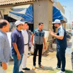 حملة لإزالة الإشغالات في مدينة العبور الجديدة