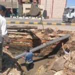 صيانة خط مياه بقري كفر الشيخ لتحقيق جودة الخدمة