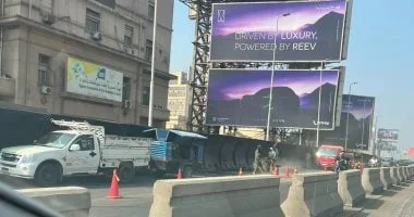 غلق جزئي لكوبري أكتوبر في اتجاه صلاح سالم