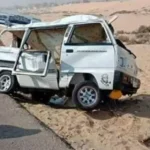 إصابة 8 مواطنين في حادث تصادم بطريق القاهرة/ الفيوم