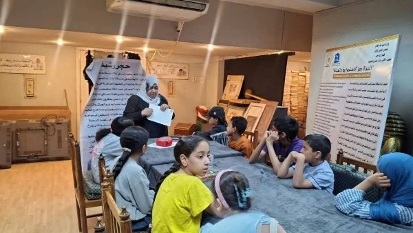 ورشة حكي في متحف الأقصر عن حجر رشيد