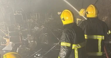 إخماد حريق في شقة سكنية بمدينة نصر