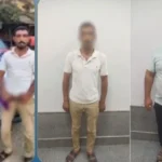 ضبط شخصين بسبب أفعال خادشة للحياء أمام سيارة كهرباء