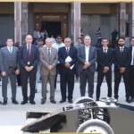 سيارة فورمولا 1 صديقة للبيئة من طلاب جامعة الزقازيق