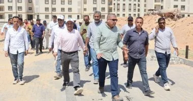متابعة مشروعات الإسكان بمدينتي العاشر وحدائق العاشر