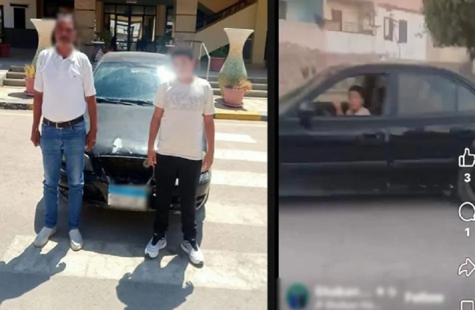 ضبط طالب يقود سيارة بدون رخصة في الشرقية