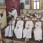 الأنبا بشارة يترأس قداس المناولة الاحتفالية بالبربا