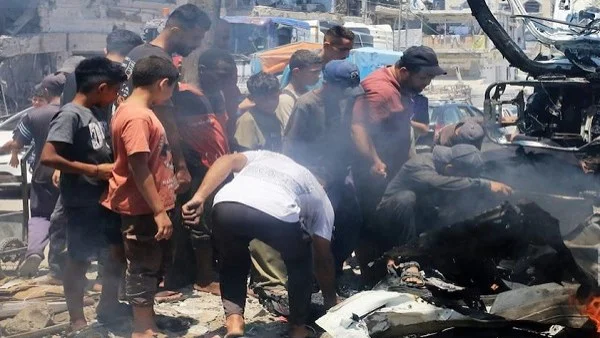 استشهاد فلسطينيين في قصف مستشفى شمال غزة
