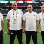 جولة تفقدية للجهاز الفني لمنتخب مصر قبل مواجهة أستراليا