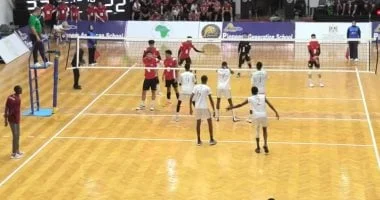 فوز منتخب ناشئي الكرة الطائرة على بوروندي في البطولة الأفريقية