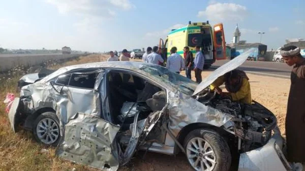 6 إصابات في حوادث طرق بالإسكندرية - مطروح