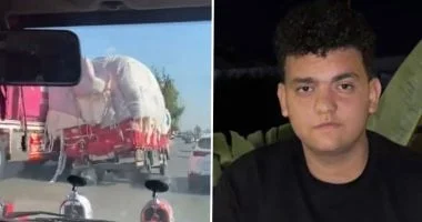 تفاصيل إنقاذ شاحنة من الانقلاب على طريق المحلة الكبرى