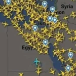 تأثير الحرب على حركة الطيران في الشرق الأوسط