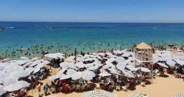 تحذيرات الأرصاد الجوية للمصطافين على الشواطئ