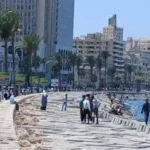 طقس مائل للحرارة ورطوبة مرتفعة بالإسكندرية