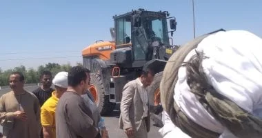 إنشاء مطلع ومنزل لقرية النغاميش في سوهاج